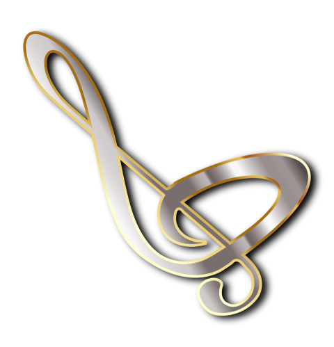 Silver Clef PNG Image Free Download