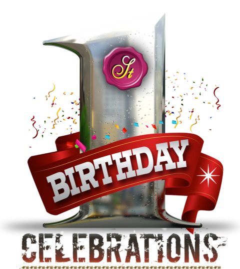 No 1 Birthday Celebrations PNG Image