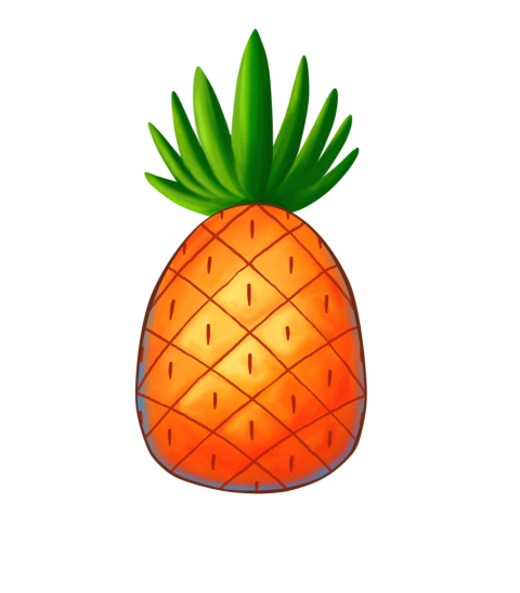 Royalty Free Vectou Illustrator Art Juice Pineapple Fruit Flavor Food Fruit Pineapple Orange Tropical Fruit Sweetness PNG Drawing Free Painting Icon Free Download