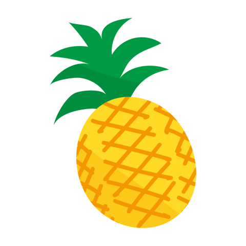 HD Vector Graphic Clipart Art Painting  PNG Pineapple Fruit Food & Vegetables Icon PNG Transparent Background Free Download