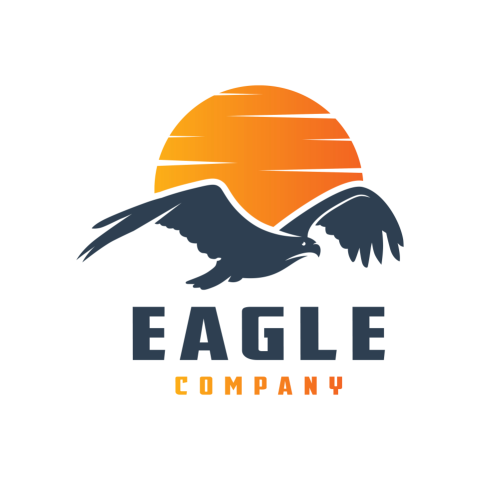 Flying eagle logo design